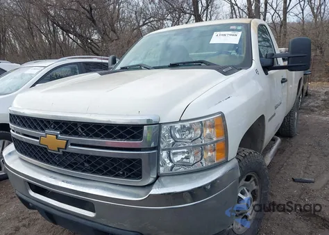 2012 Chevrolet Silverado 2500Hd Work Truck из США, поврежденный, VIN 1GC0CVCG3CF172666